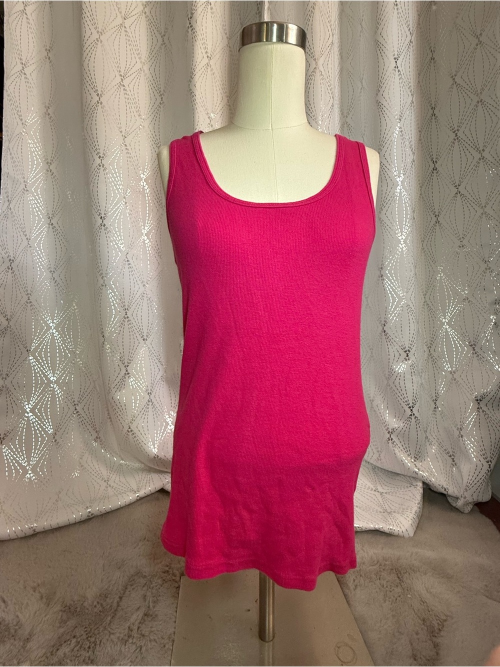 OP Women's Scoop Neck Tank Top - Hot Pink